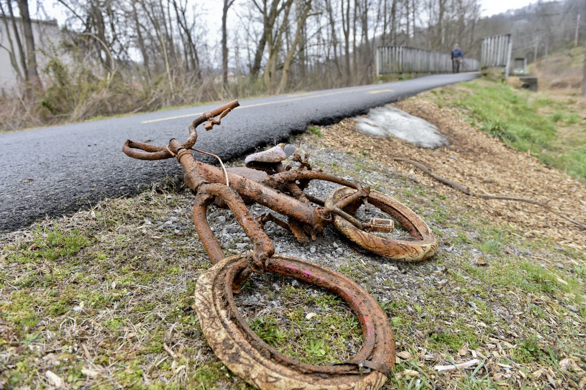 Friends of Deckers cleans up creek bank, trail